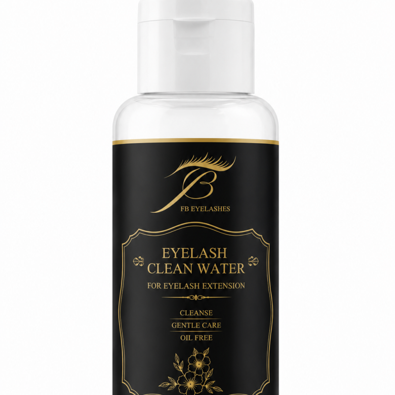 Eyelash clean water Eyelash clean water